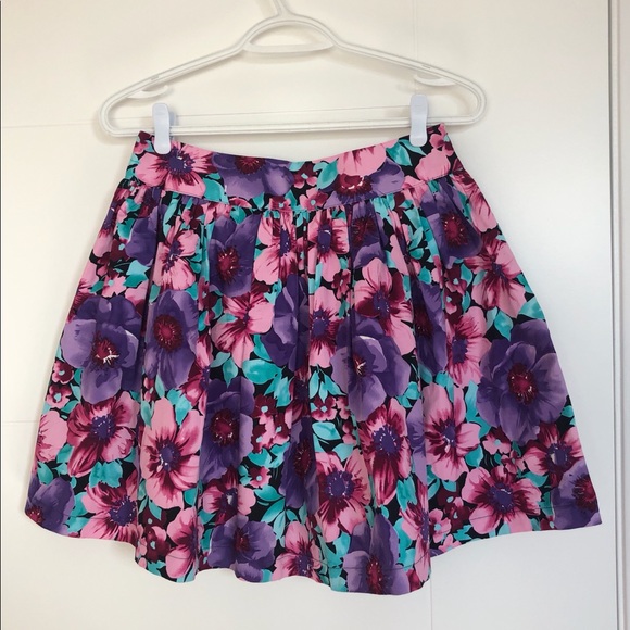 Lady Dutch A-Line Floral Skirt - Picture 2 of 2